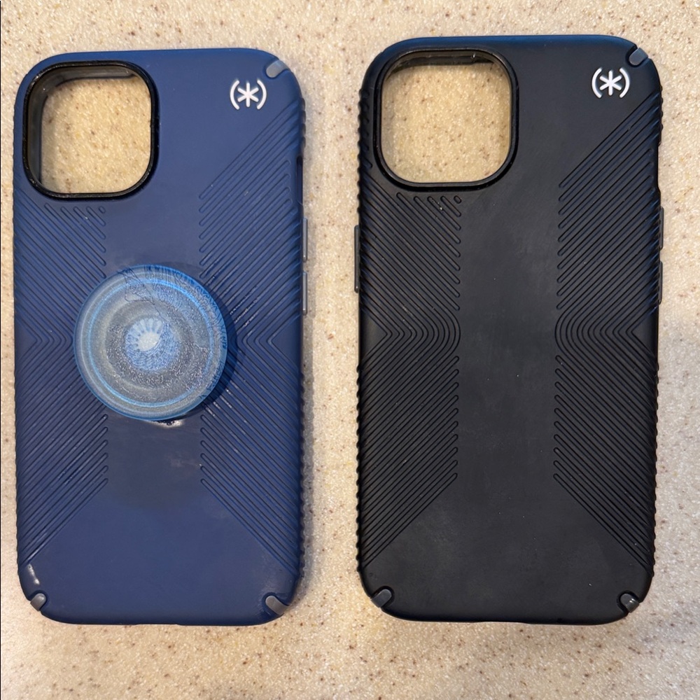 Speck Dual-Tone Black and Navy Phone Cases